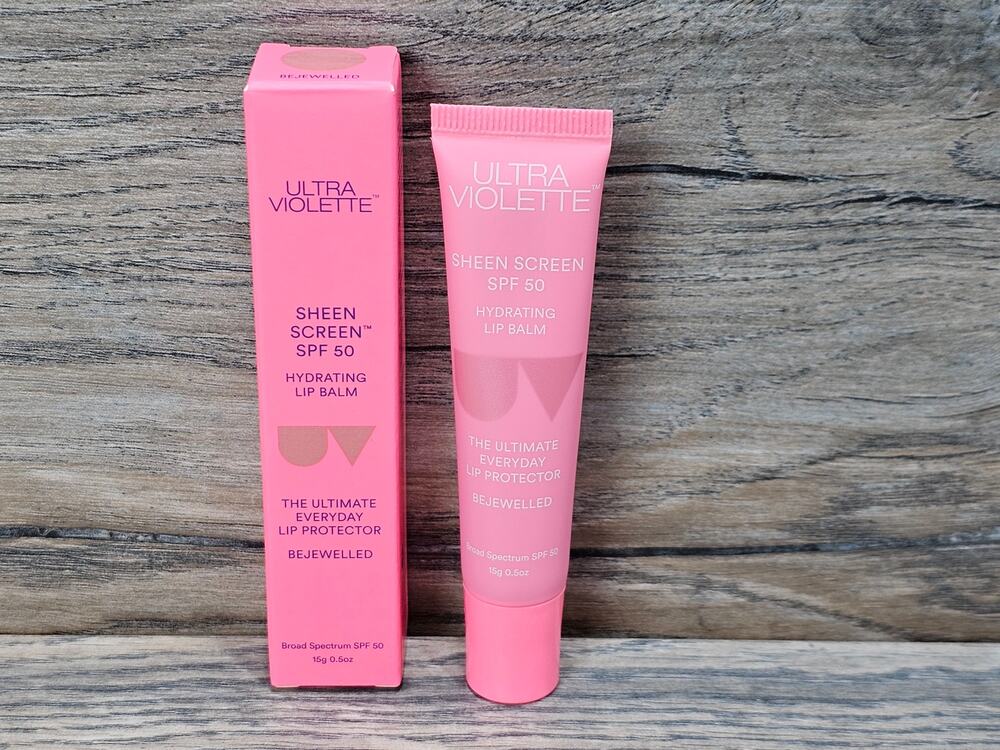 Ultra Violette Sheen Screen SPF 50 Hydrating Lip Balm Bejewelled 0.5 Oz